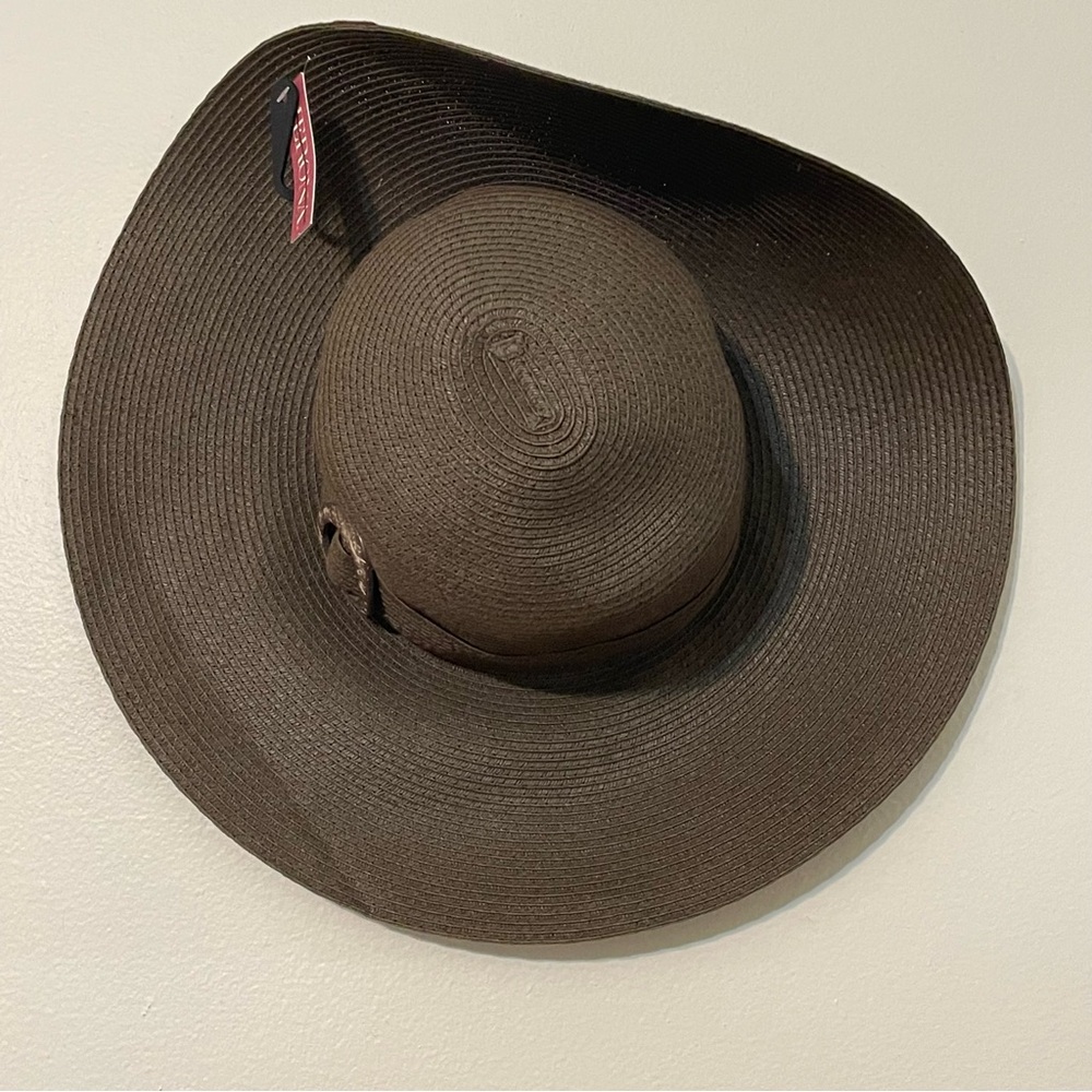 3/$15 ❤️ Brown Wide Brim Hat Vacation Beach Summer nwt